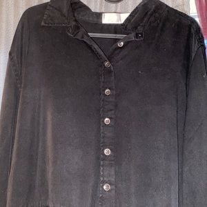 Time and Tru collard Button Up Dress